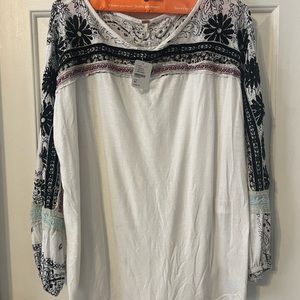 24 HOUR Sale Free People oversized t-shirt, NWT